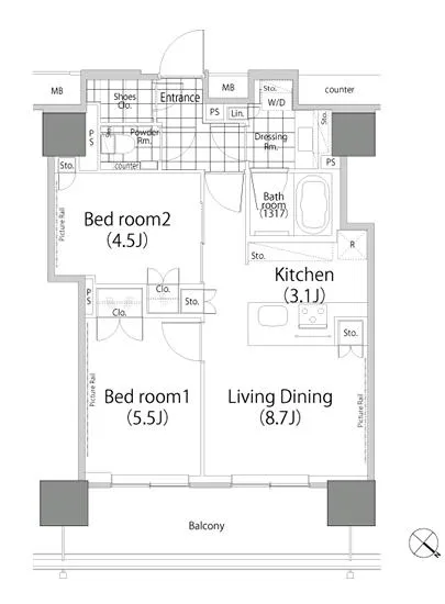 パークハビオ赤坂タワー 2002