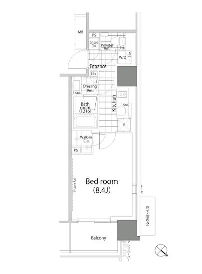 パークハビオ赤坂タワー 1306