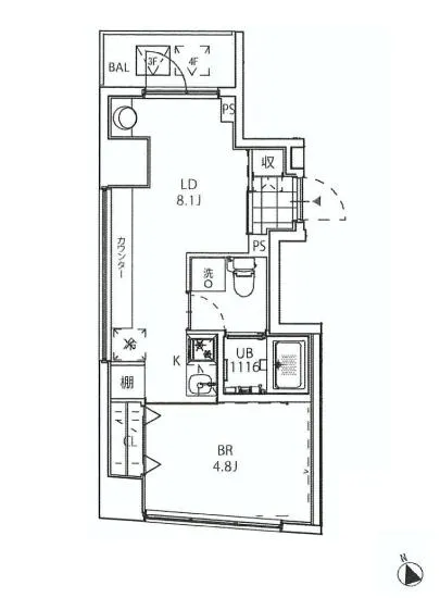クーカイ・テラス白金高輪 302