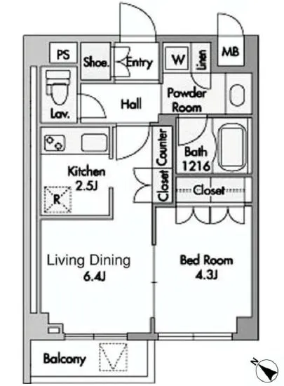 プライムアーバン赤坂 401