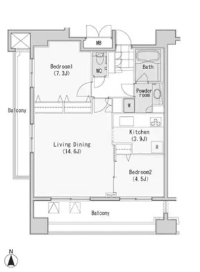 レジディア西麻布 1001