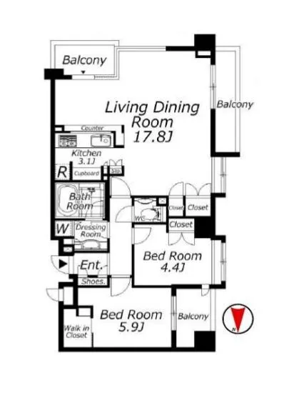 クラッシィ白金台シティハウス 1002