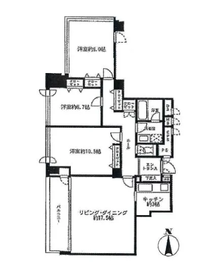 リバージュ品川 704