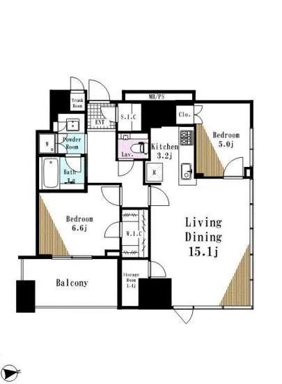 ザ・レジデンス三田 808