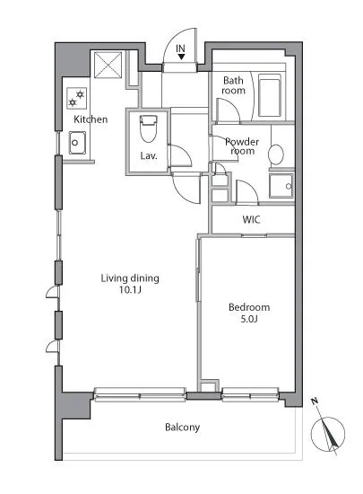 レジディア赤坂 101