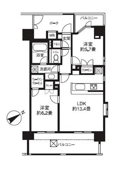 ライオンズシティ白金高輪 204