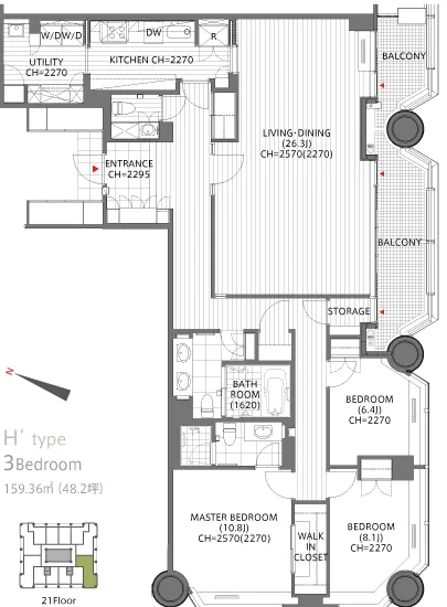 赤坂溜池タワーレジデンス 1607