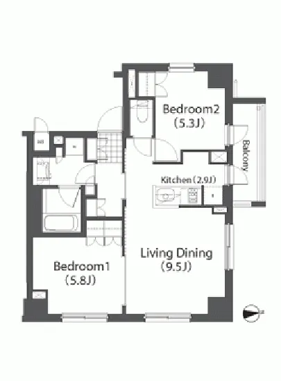 アパートメンツ白金三光坂 306