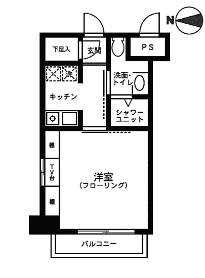 Totsu Residence Shiba 1305