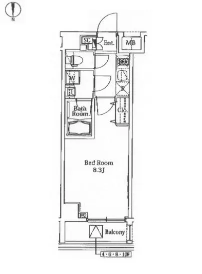 ガリシアレジデンス芝公園 302