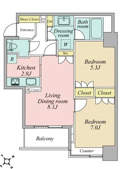 ザ・ヒルトップタワー高輪台 18階