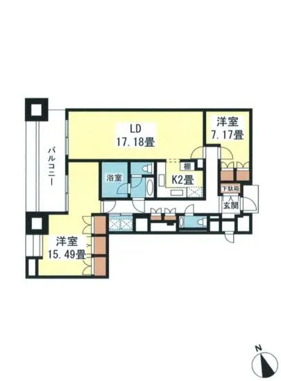 愛宕ビューアパートメント 1402