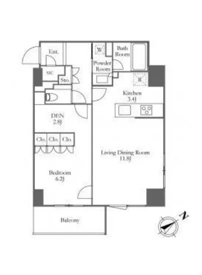 品川タワーレジデンス 22階