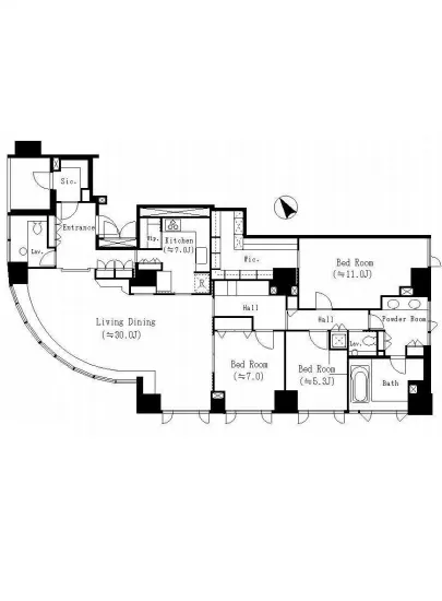 パークマンション白金台Vサンク 801
