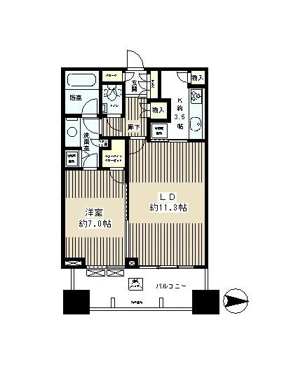 芝パークタワー 511