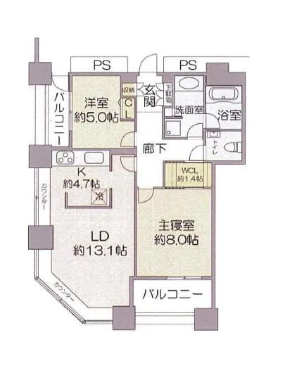 東京シーサウスブランファーレ 21階