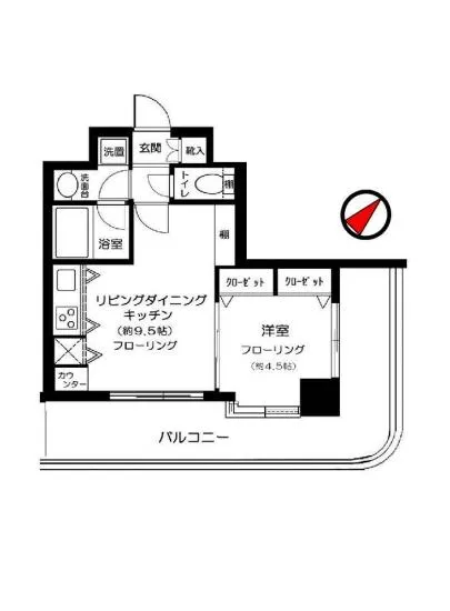 エクセルシオール港区海岸 3階
