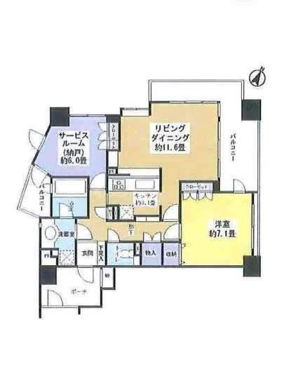 クレッセント麻布ビュータワー 703