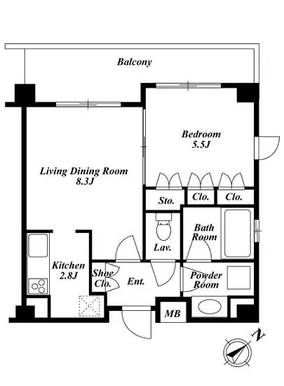 プラチナコート広尾 308