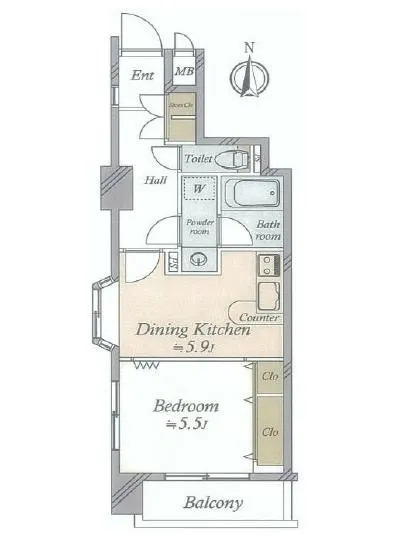 アドリーム東麻布 2階