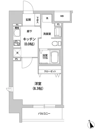 カンゼ芝浦レジデンス 304