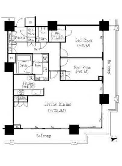 ベイクレストタワー 35階