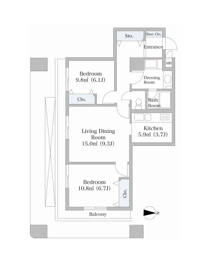 芝大門ハイツ 1407