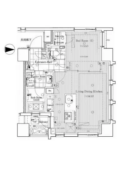ディアクオーレ乃木坂 301