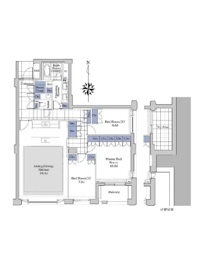 プライムメゾン御殿山EAST 102