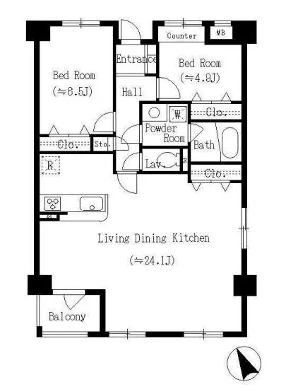 レジディア六本木檜町公園 604