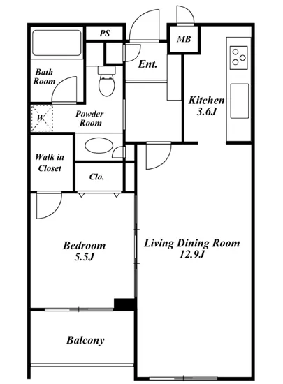 ミリアレジデンス乃木坂 203
