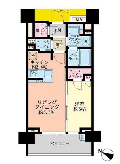 シティハウス南麻布一丁目 6階