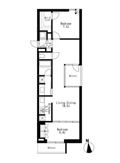 ブリリアイスト西麻布霞町 201