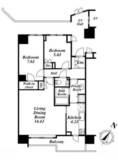 ファミールグラン白金ヴェルデフォーレ 5F