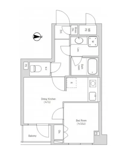エスコートノヴェル白金高輪 402