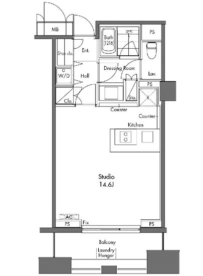 グラディート汐留ロッソ 804