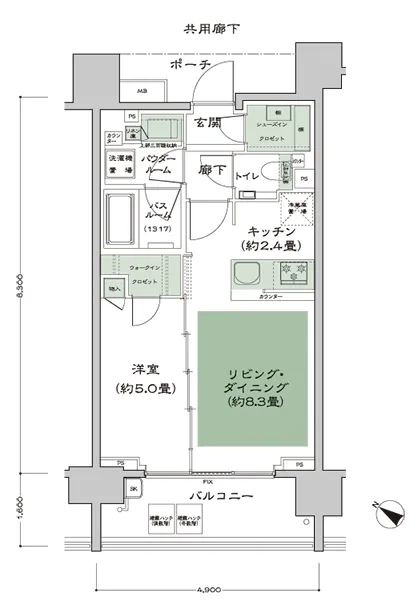 シティハウス南麻布一丁目 3階