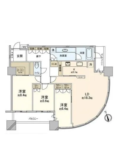 東京ツインパークス 24階