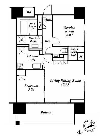 ザ・パークハウス愛宕虎ノ門 1205