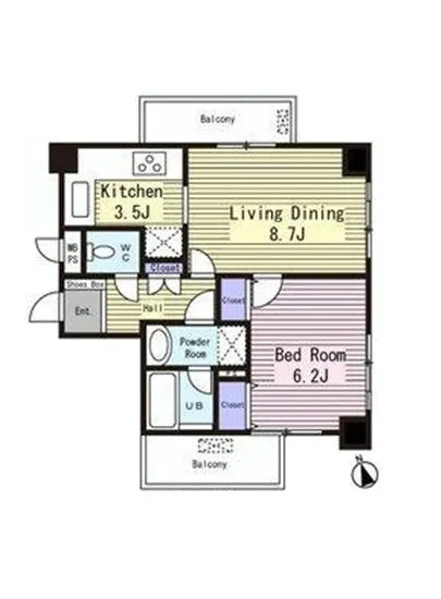 トゥール高輪 502