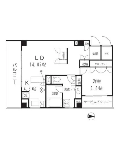 オークウッドハウス 401