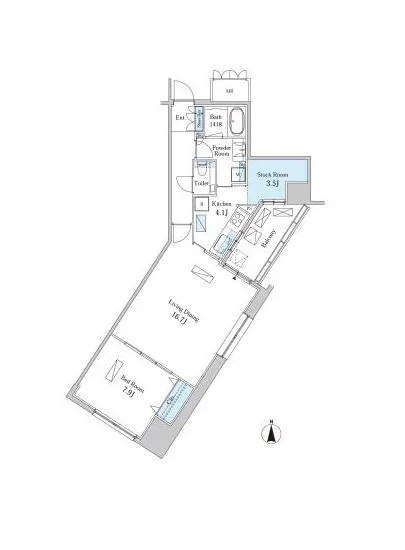 モメント汐留 1703