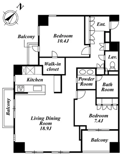 コートアネックス麻布永坂 203
