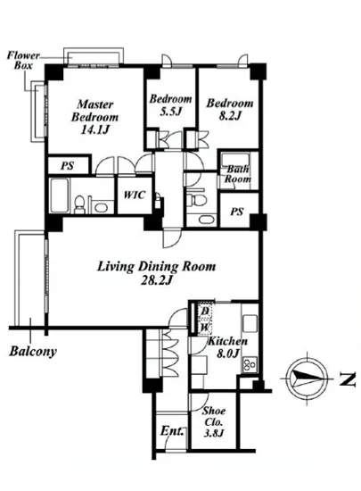王子ホームズ青山 404