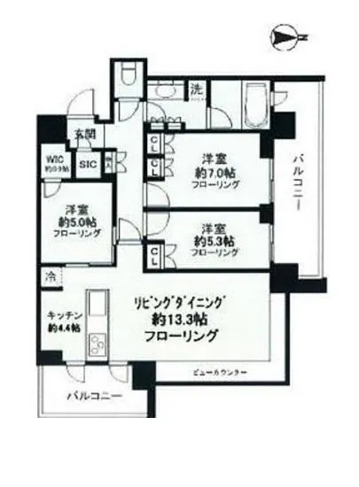 グランドメゾン白金の杜 ザ・タワー 2301