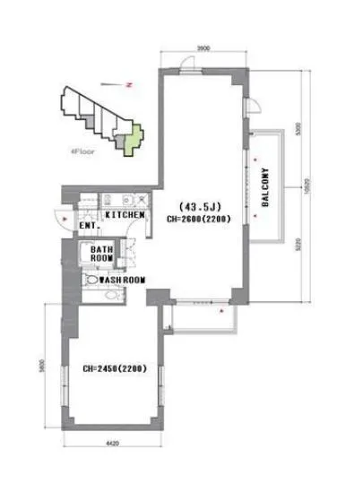 アークヒルズエグゼクティブタワー N413