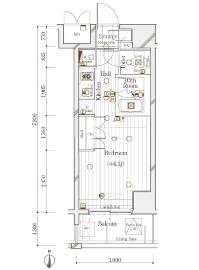 ガリシアヒルズ西麻布EAST 602