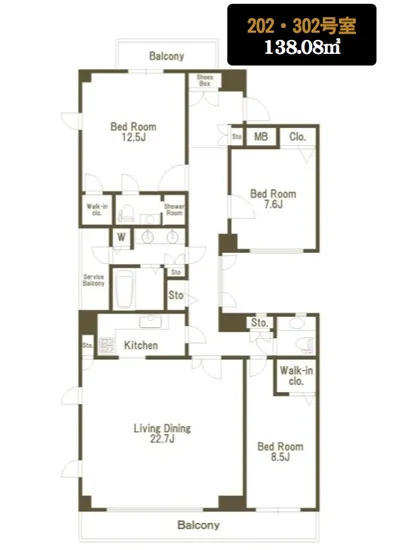 グランフォークス西麻布 302