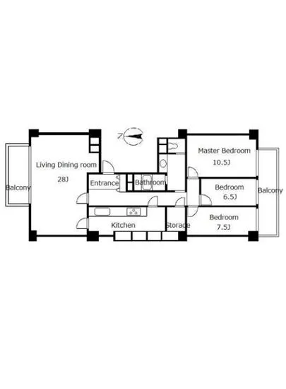 白金台ハウス 3階