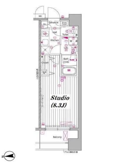 ガーラ・プレシャス東麻布 505